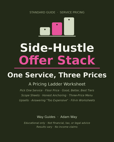 Side hustle pricing - pricing, —